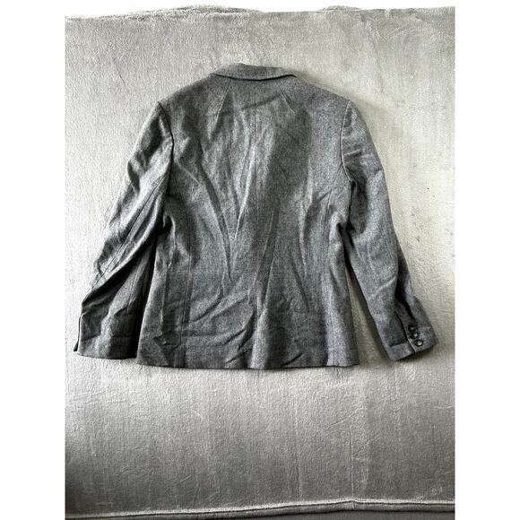 Vintage 60s-70s Pendleton 100% Virgin Wool Blazer Jacket Gray Made in USA Sz S - Picture 10 of 13